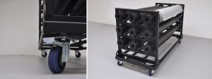 Dance floor storage cart