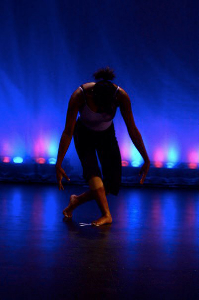 dancers using dance floor tape