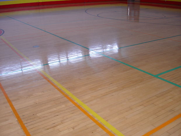 gym floor tape from thetapeworks.com